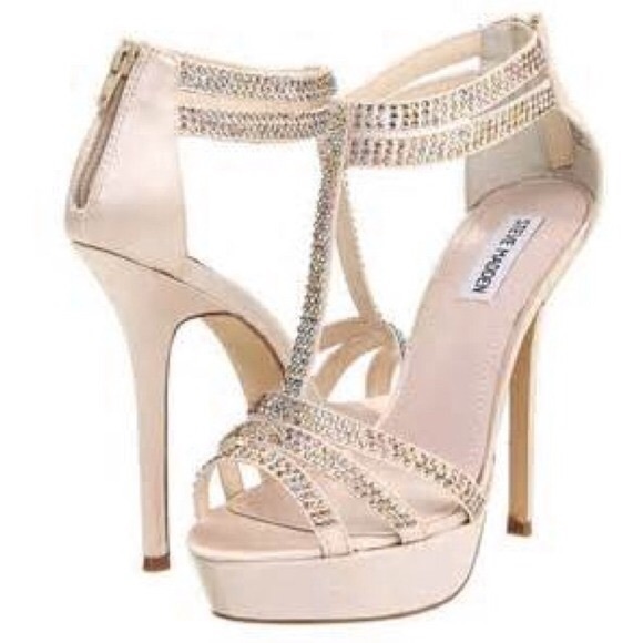 Steve Madden Shoes | 525 Steve Madden Showstop Rhinestone Heels | Poshmark